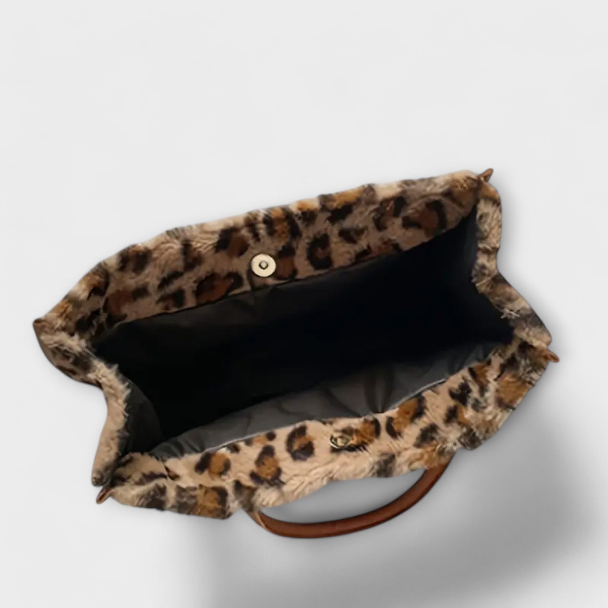 Valentyna - Elegancka torba z leoparda z pluszu