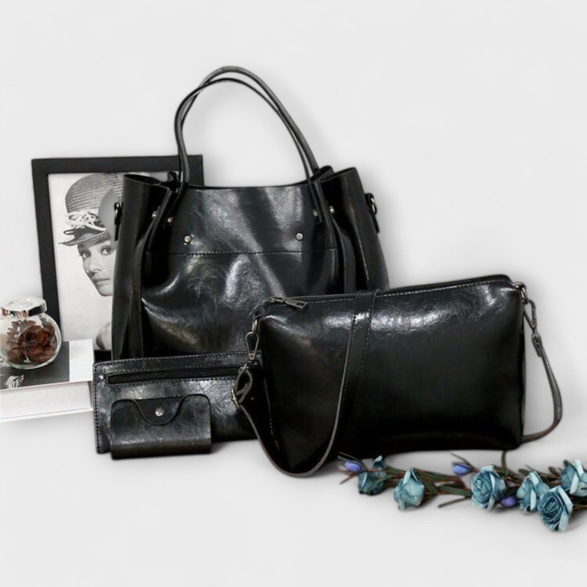 Valentyna - 4-Częściowy Zestaw Vintage Tote